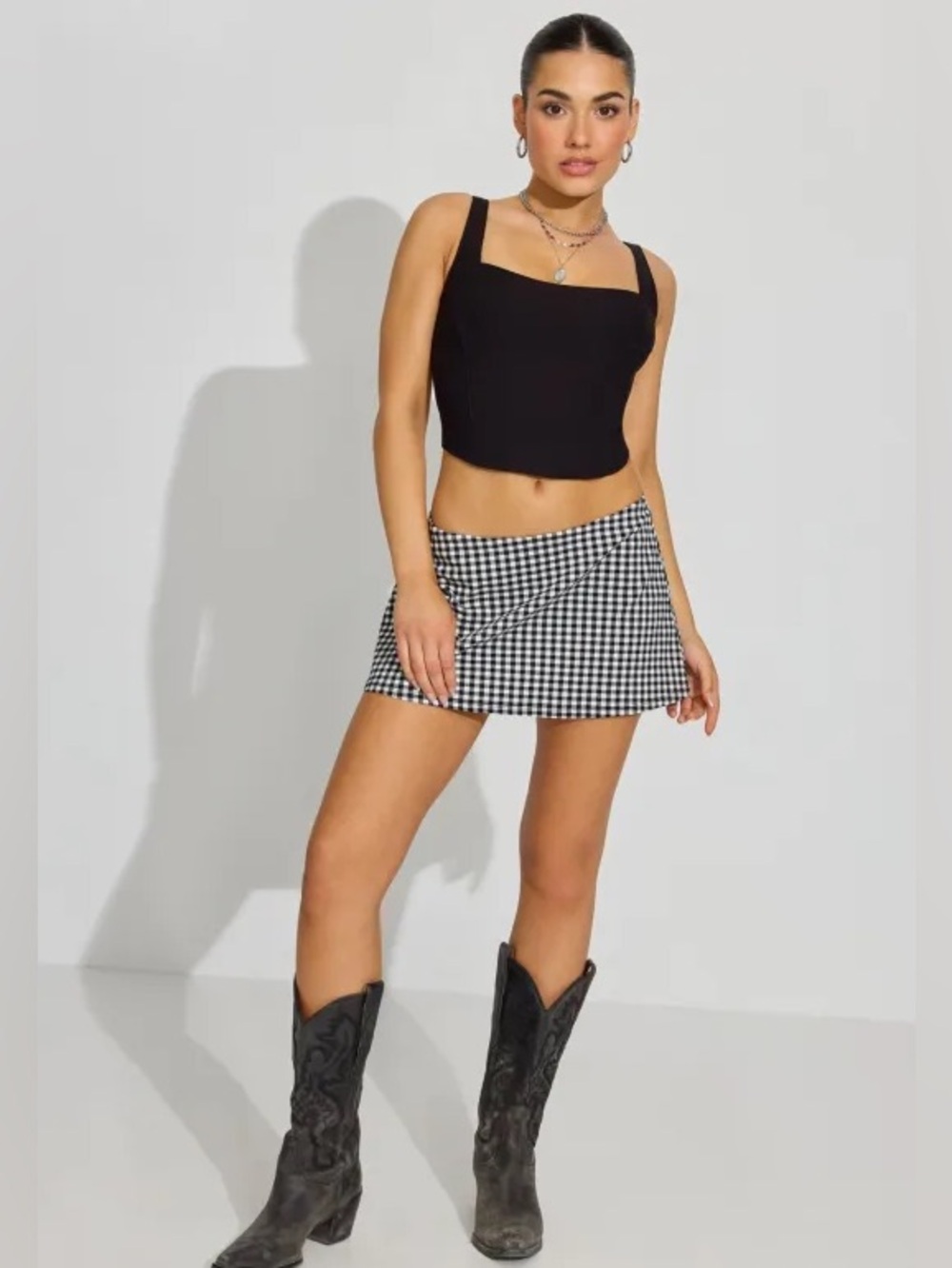 GARAGE Micro Mini Skort